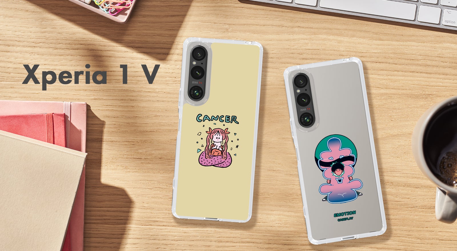 Xperia 1 V」のスマートフォンケースが、“機種×コンテンツ×デザイン”で Xperia 1 V」のスマートフォンケースが、“機種×コンテンツ×デザイン”で