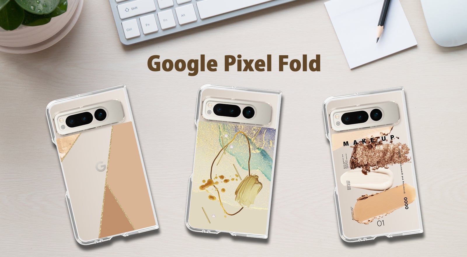 Google Pixel Fold 本体とアクセサリーセット Google Pixel Fold」のスマートフォンケースが、“機種