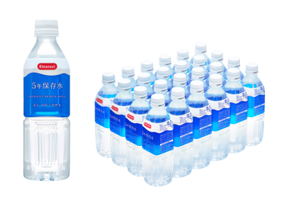 安心・やさしい天然水＜クリンスイ 5年保存水＞ 500ml×24本（1ケース）をプレゼント