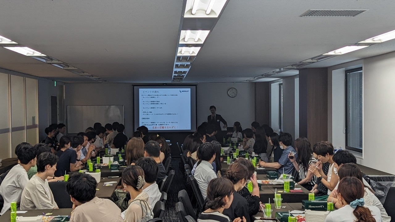 交流会中の写真