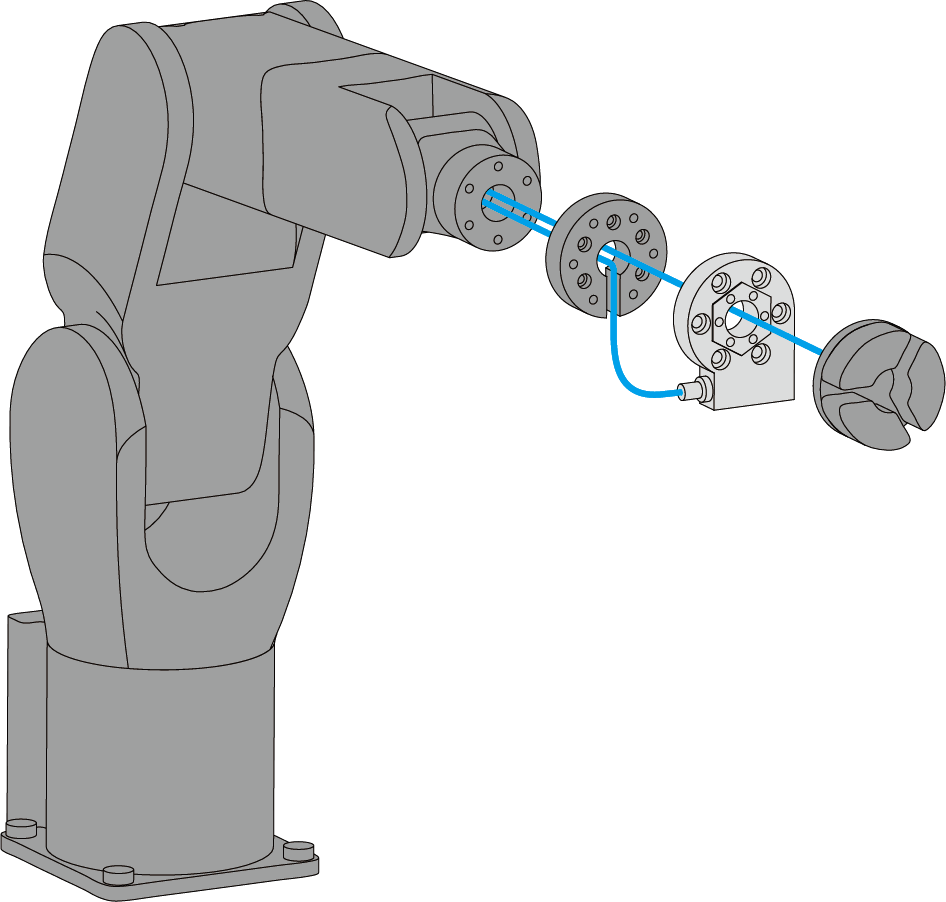 中空モデル装着時の配線イメージ