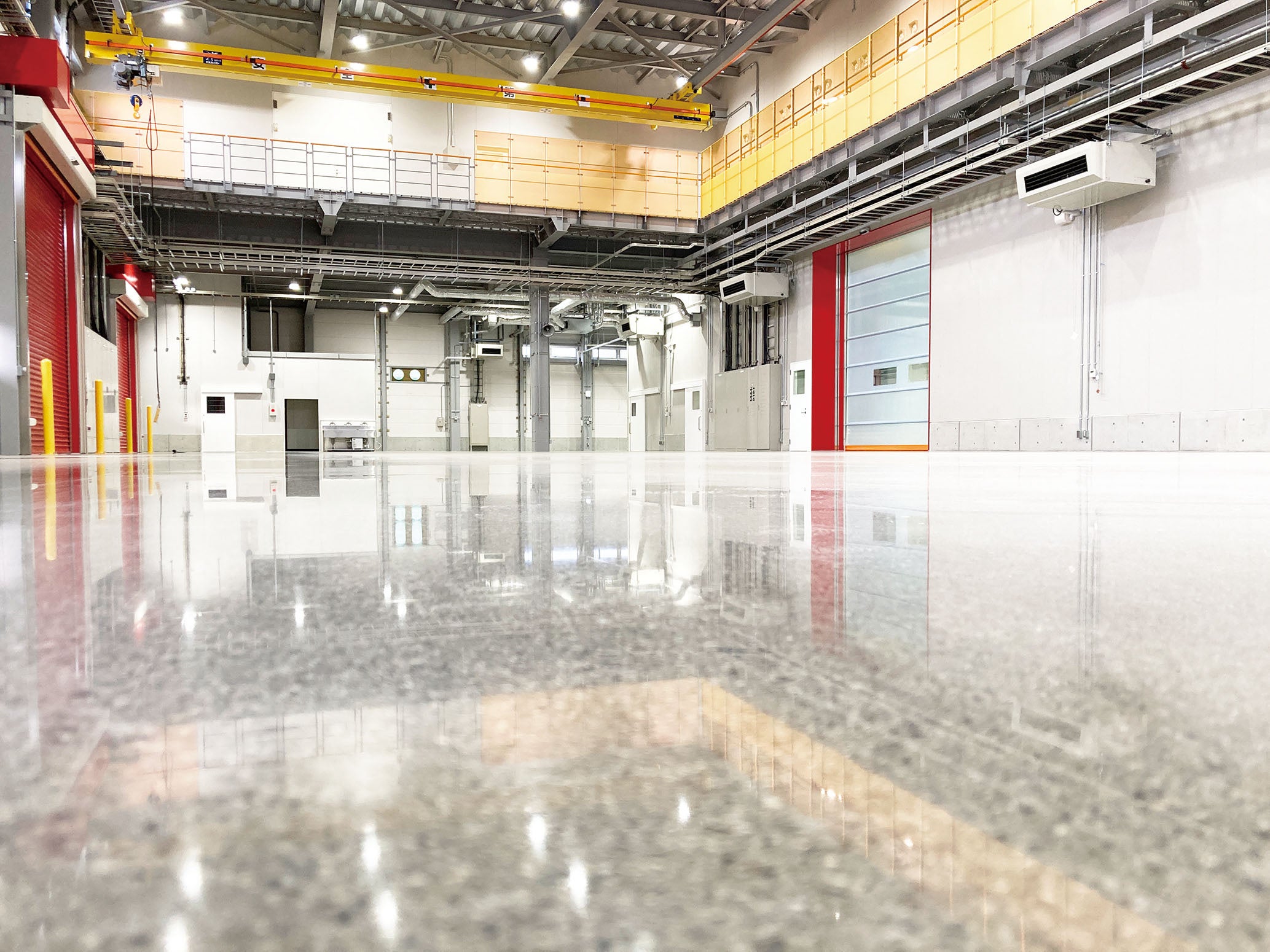 「磨き床」を施工した工場