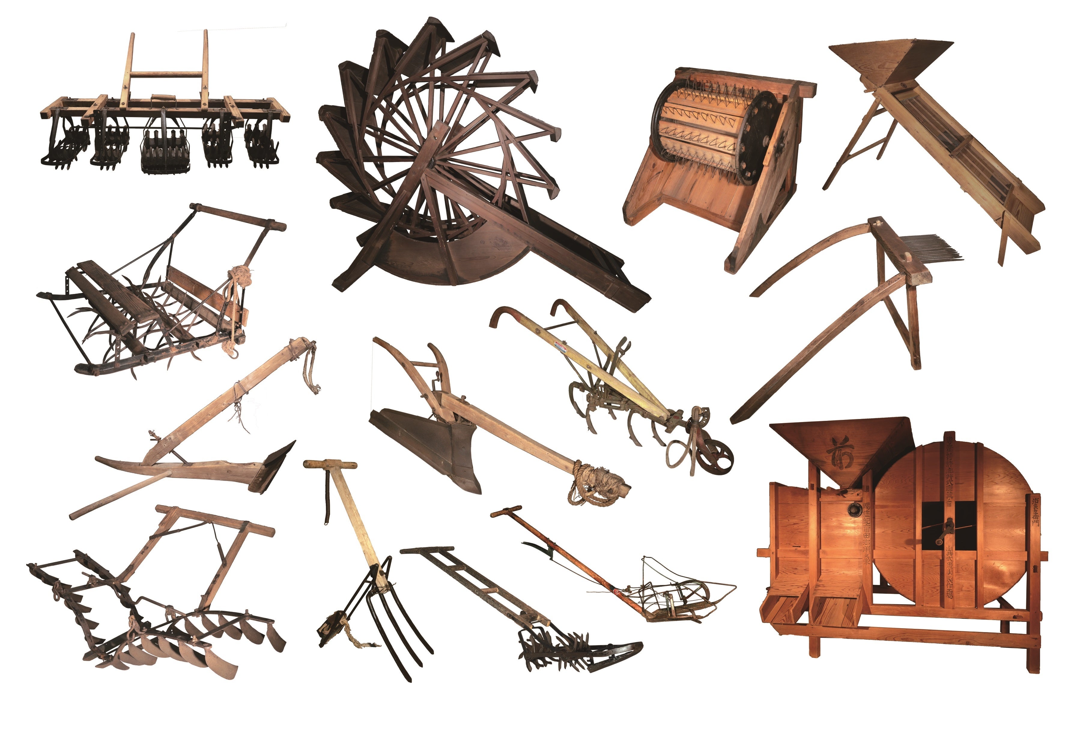 貴重な昭和の農耕具を一挙公開