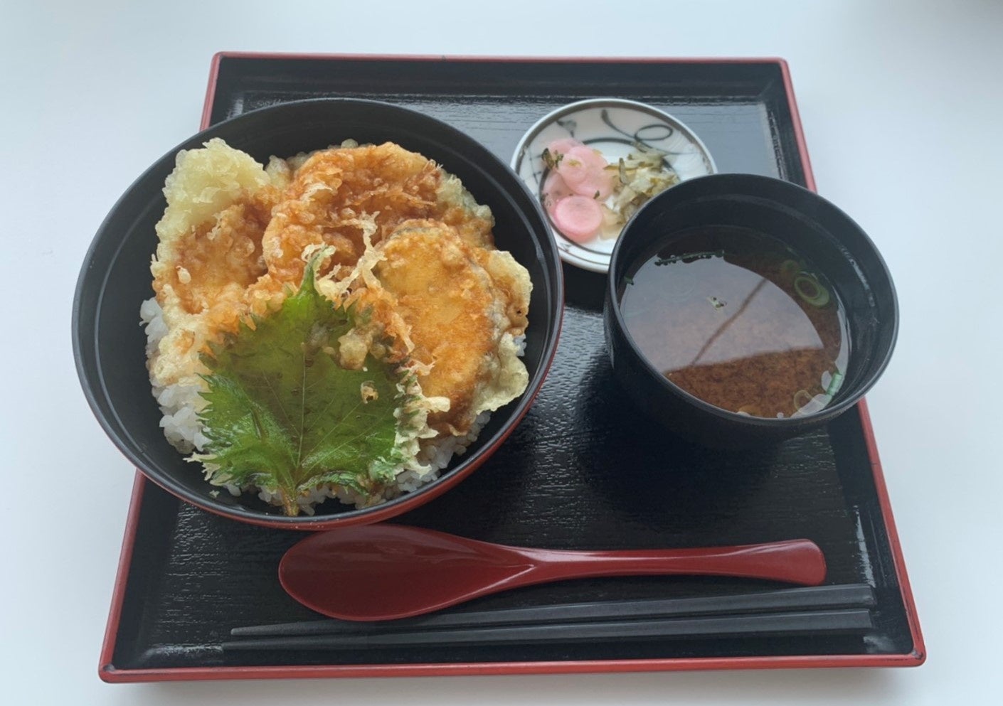 ブラックバス天丼