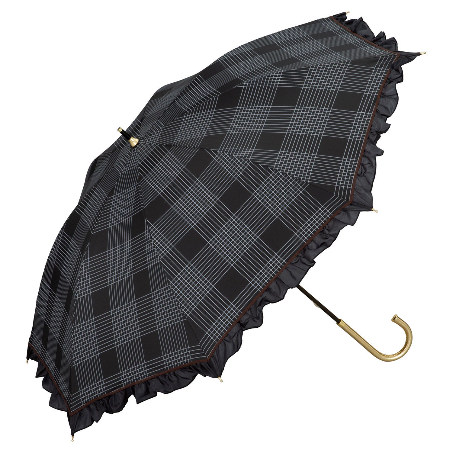 オーガンジーフリルチェック