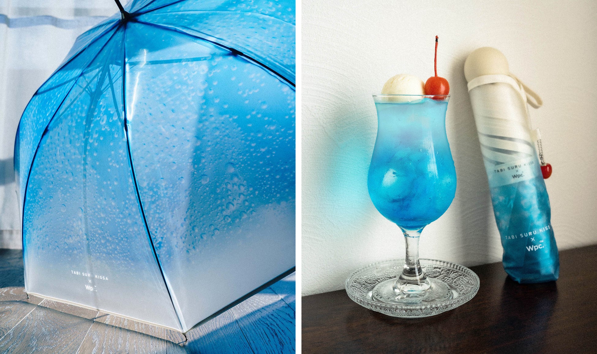 旅する喫茶 Meets Wpc クリームソーダアンブレラ 発売 シュワシュワとソーダの泡が弾ける様子を表現したビニール傘 株式会社ワールドパーティーのプレスリリース 旅する喫茶 Meets Wpc クリームソーダアンブレラ 発売 シュワシュワとソーダの泡が弾ける様子を表現したビニール傘 株式会社ワールドパーティーのプレスリリース