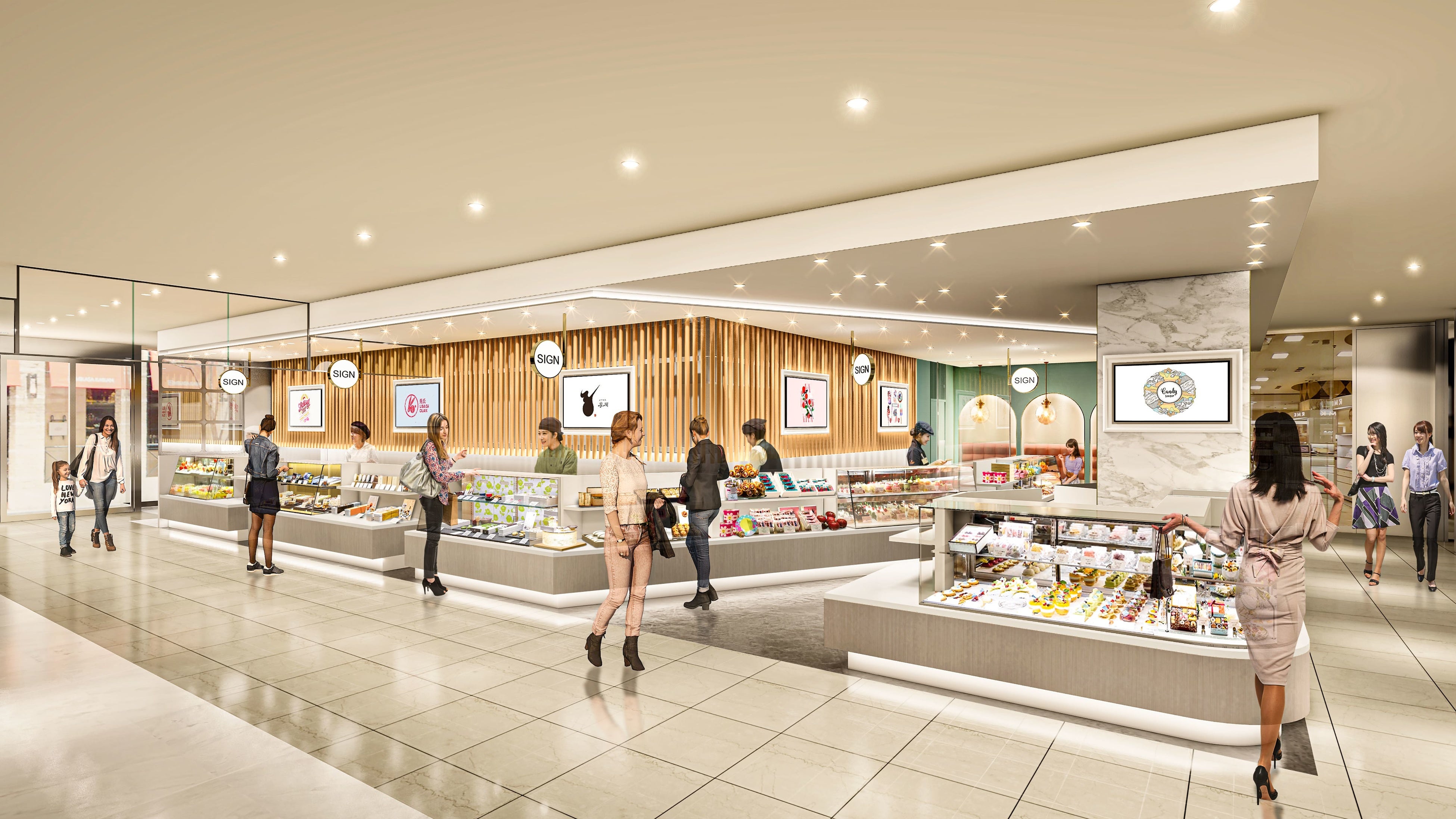 銀座に東京初出店など話題のスイーツショップ計12店舗がライン