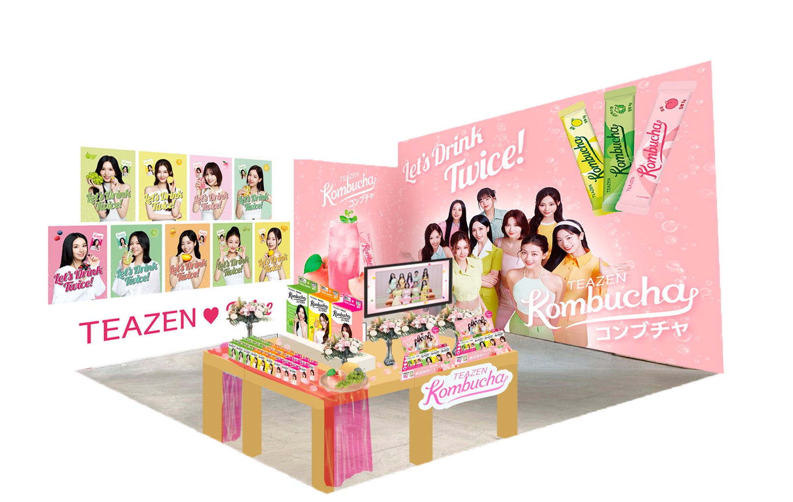 TWICE×TEAZEN】韓国No.1*¹発酵ドリンク「TEAZEN(ティーゼン TWICE×TEAZEN】韓国No.1*¹発酵ドリンク「TEAZEN(ティーゼン