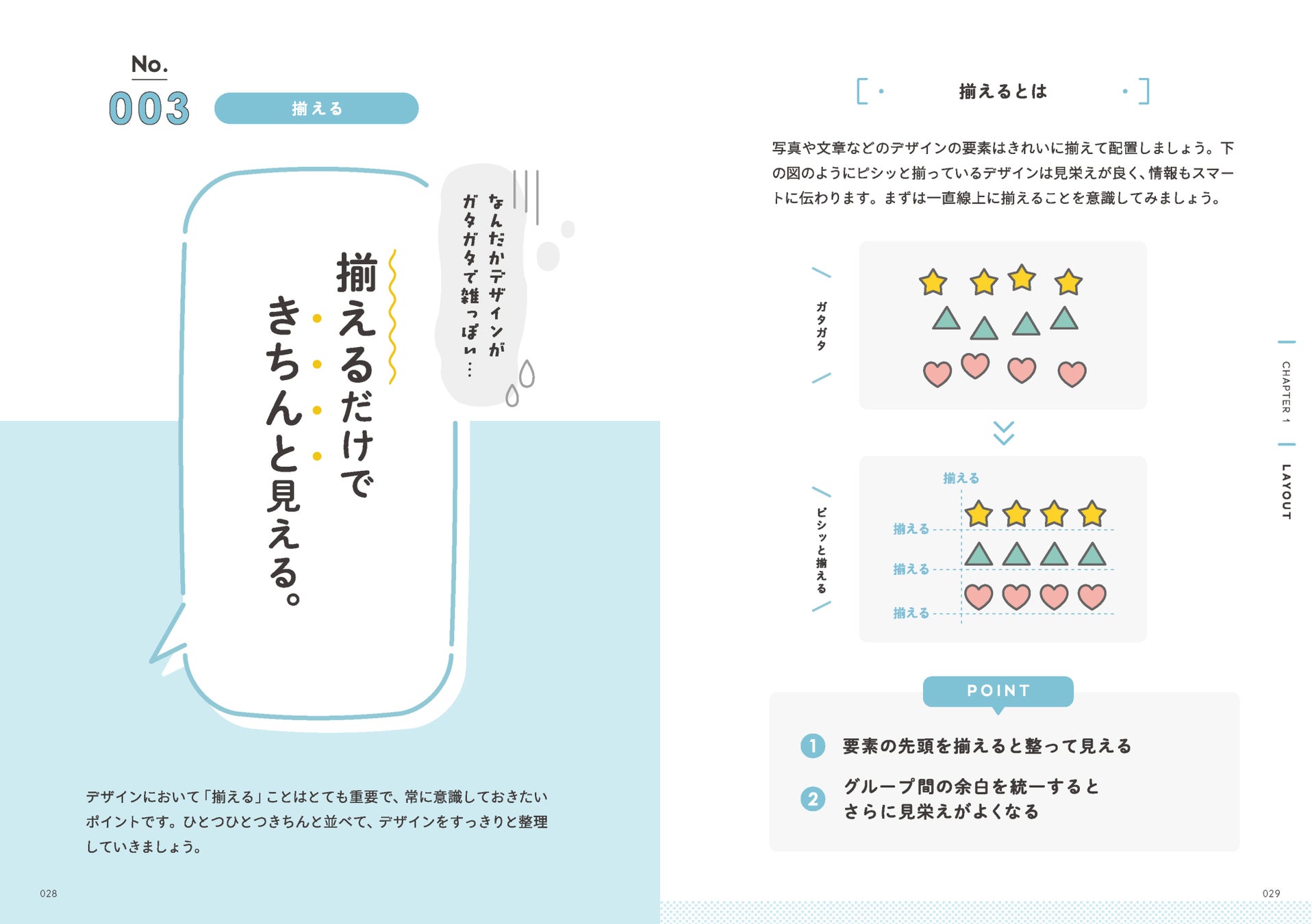 図解や作例を使いビジュアルを見て内容を掴める本文なので、初心者にもわかりやすい。