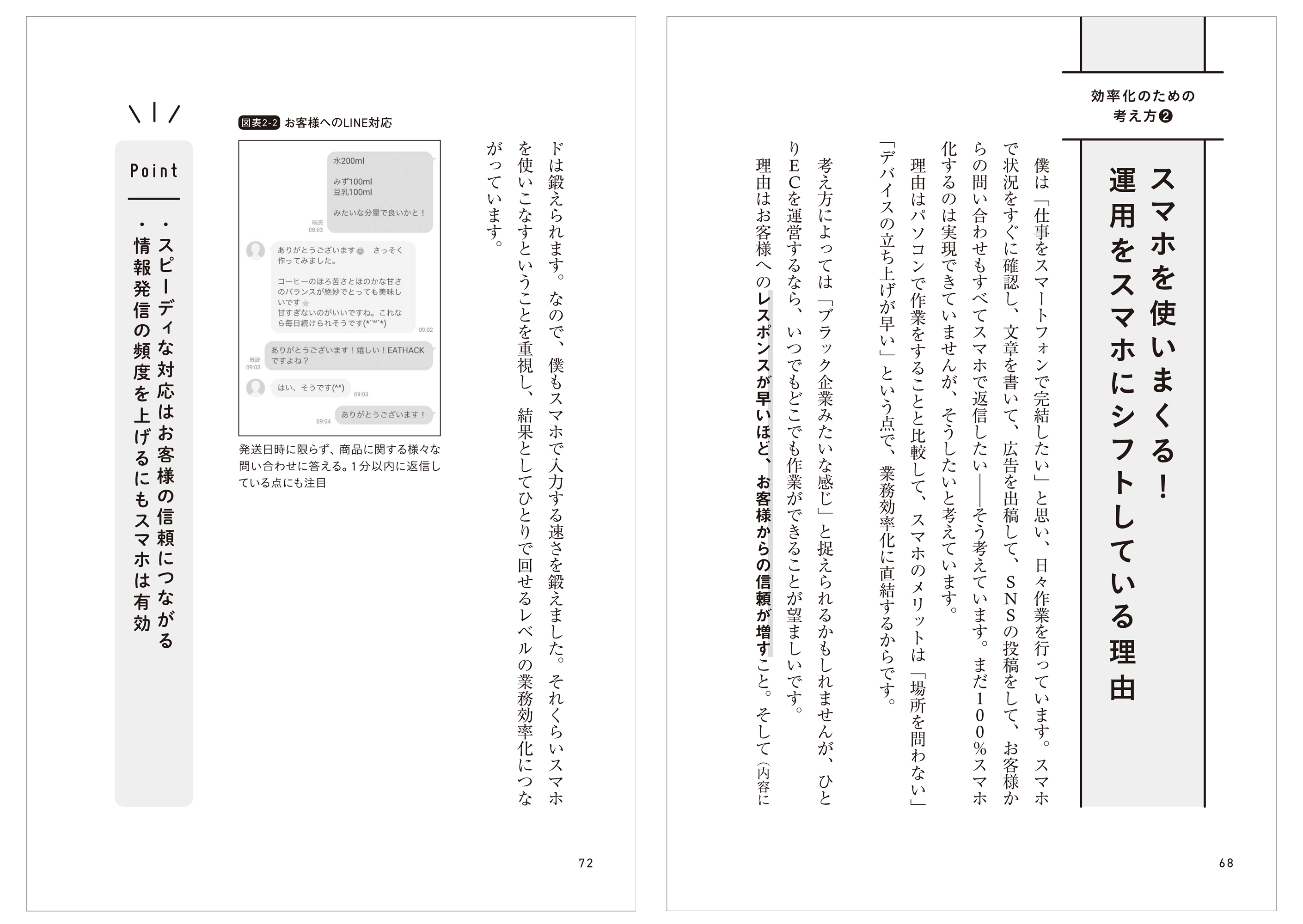 スマートフォンを利用したECサイト運営に焦点を当てる