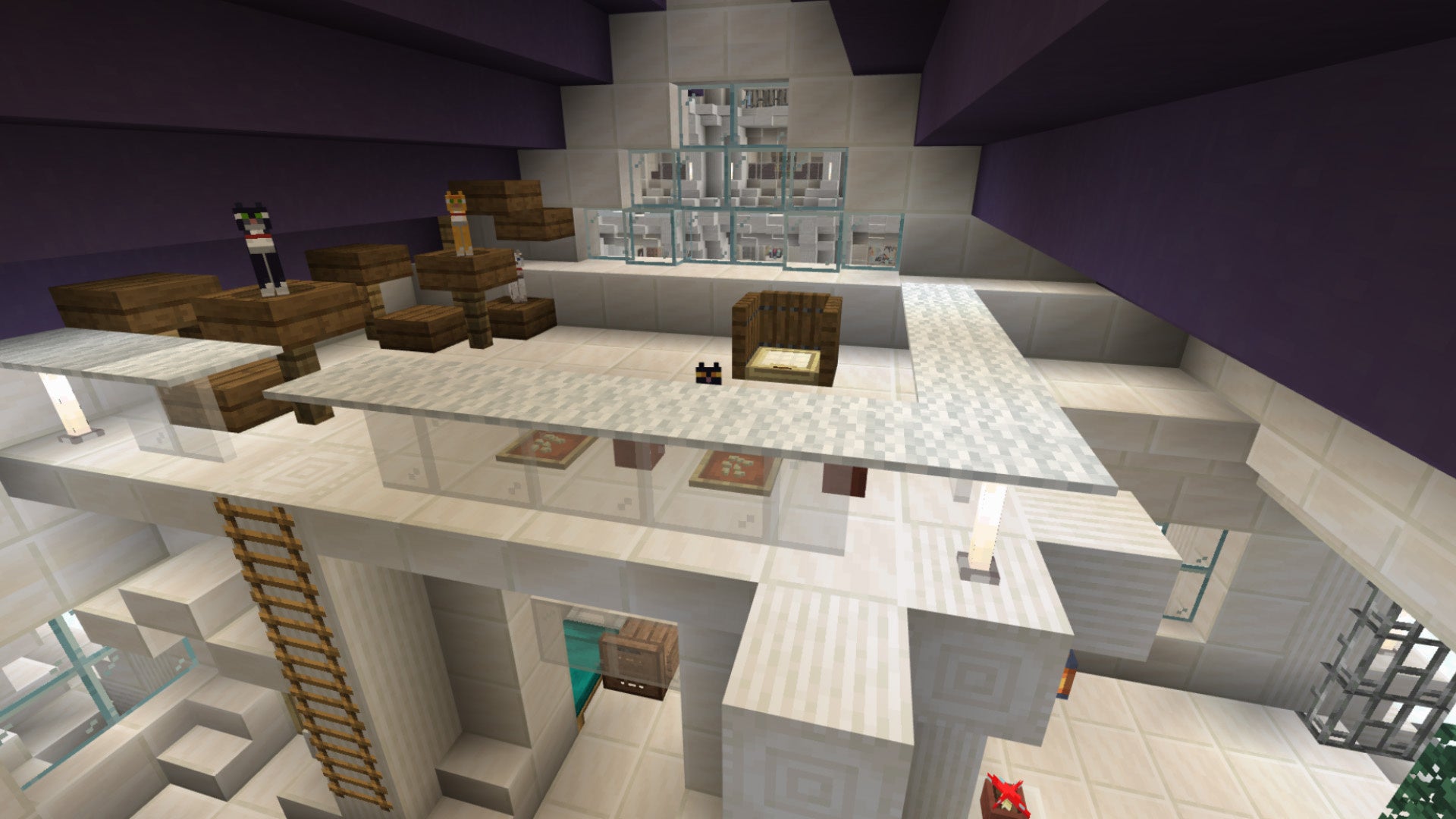 家の内部は寝室・台所まで作りこまれ、生活する人の息遣いすら感じられます