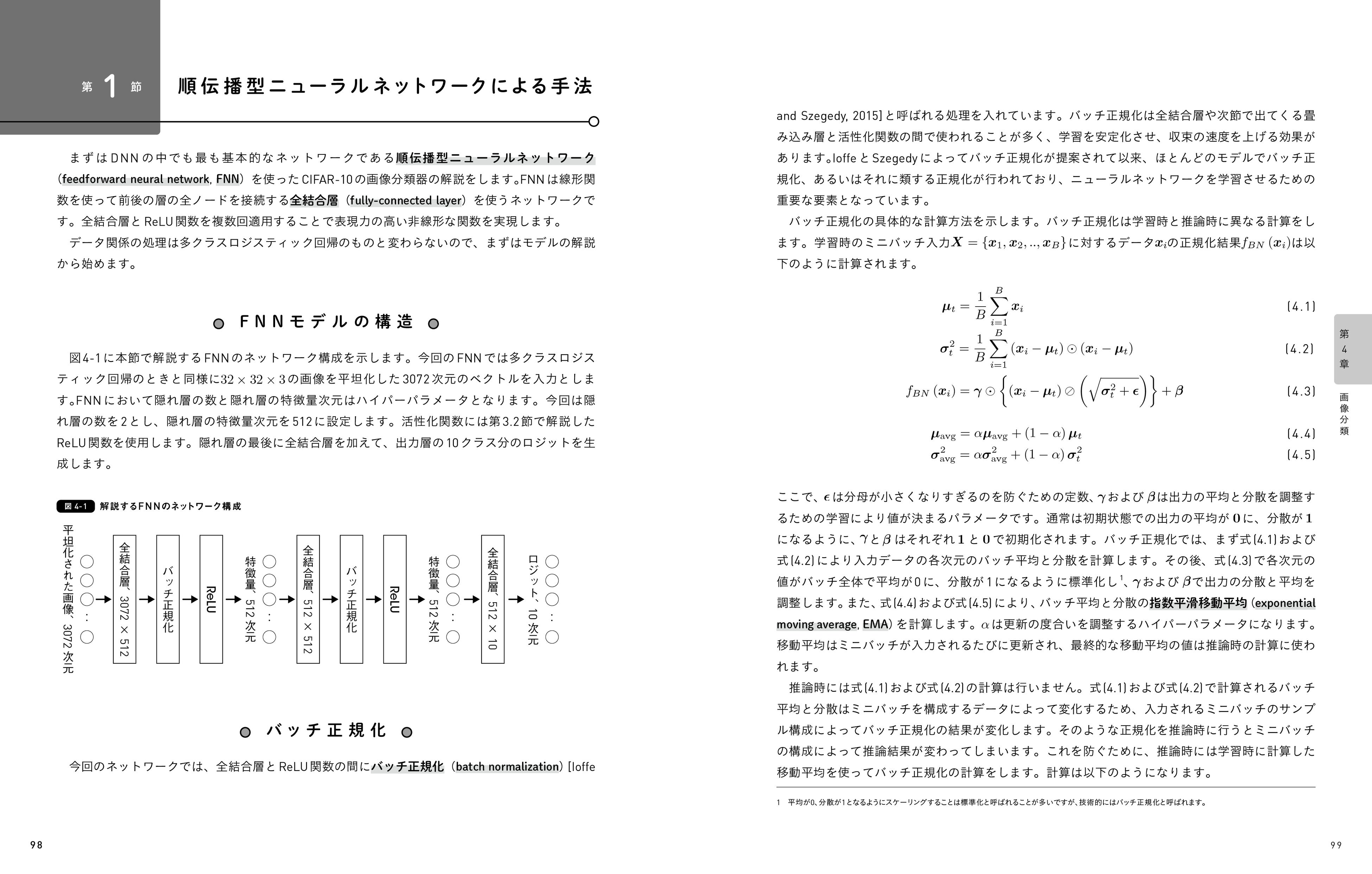 最新の画像認識技術を実装レベルで学ぶことができます。
