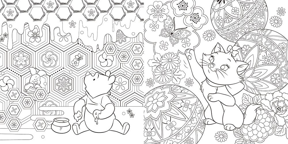 Disney - ディズニー塗り絵カード Amazon.co.jp: ディズニー アドバンス 塗り絵セット ティーン