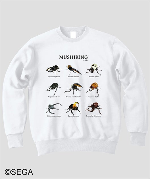 『甲虫王者ムシキング』の人気コラボアイテムがスウェットになって新登場! 『甲虫王者ムシキング』の人気コラボアイテムがスウェットになって新登場!