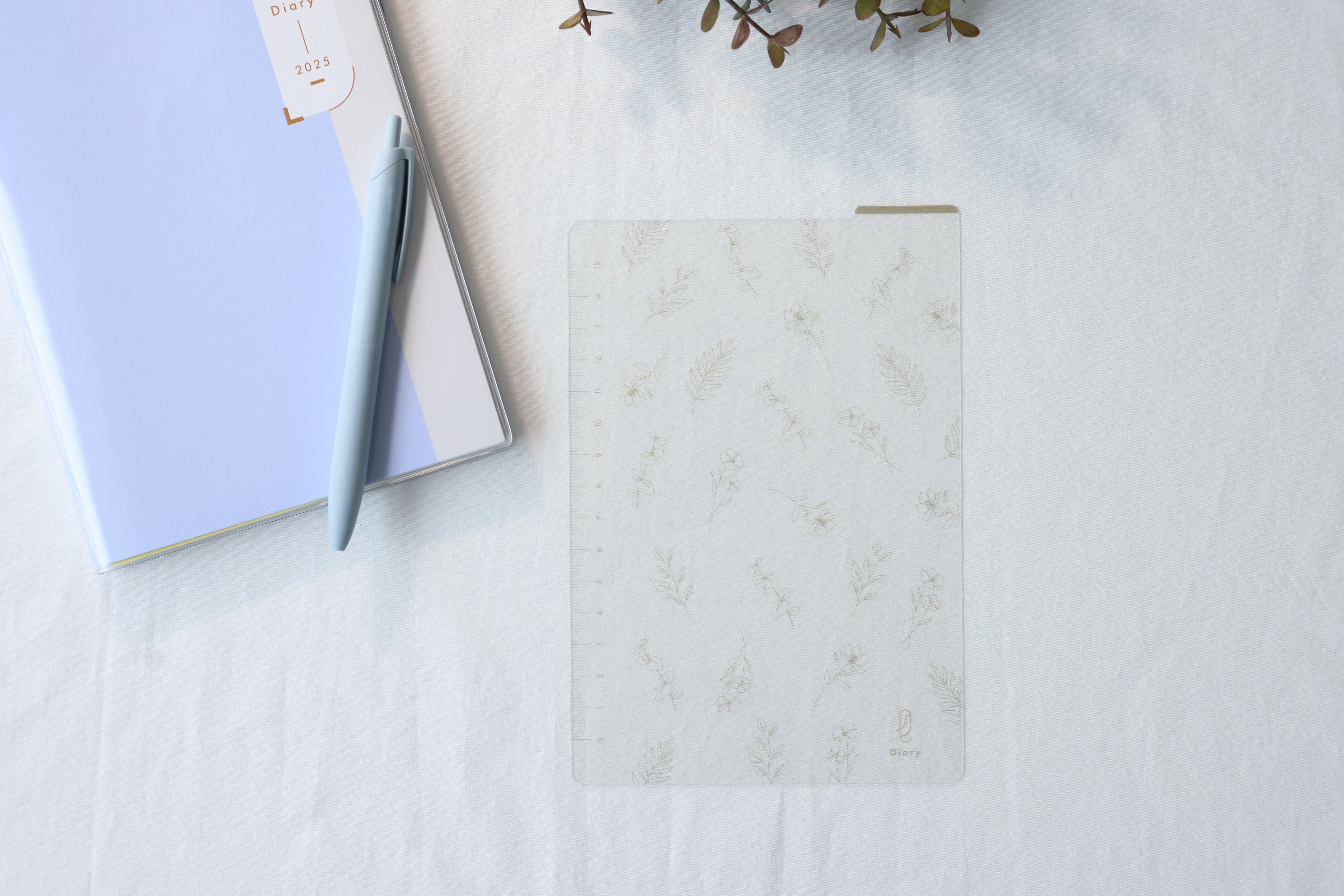 ※下敷きは通常版カラー「ニュースプリング×アースブラウン」には付きません