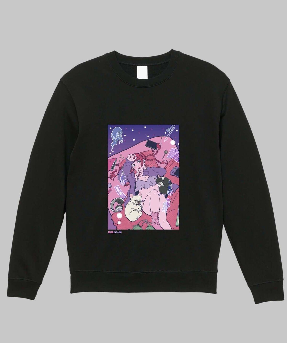 「エロ怖い話」スウェット(black)