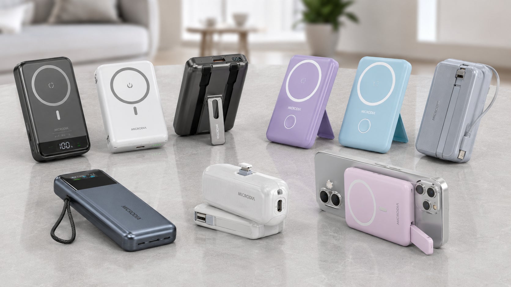 MICRODIA、薄型・Qi2・次世代バッテリー・スマートディスプレイ対応の MICRODIA、薄型・Qi2・次世代バッテリー・スマートディスプレイ対応の