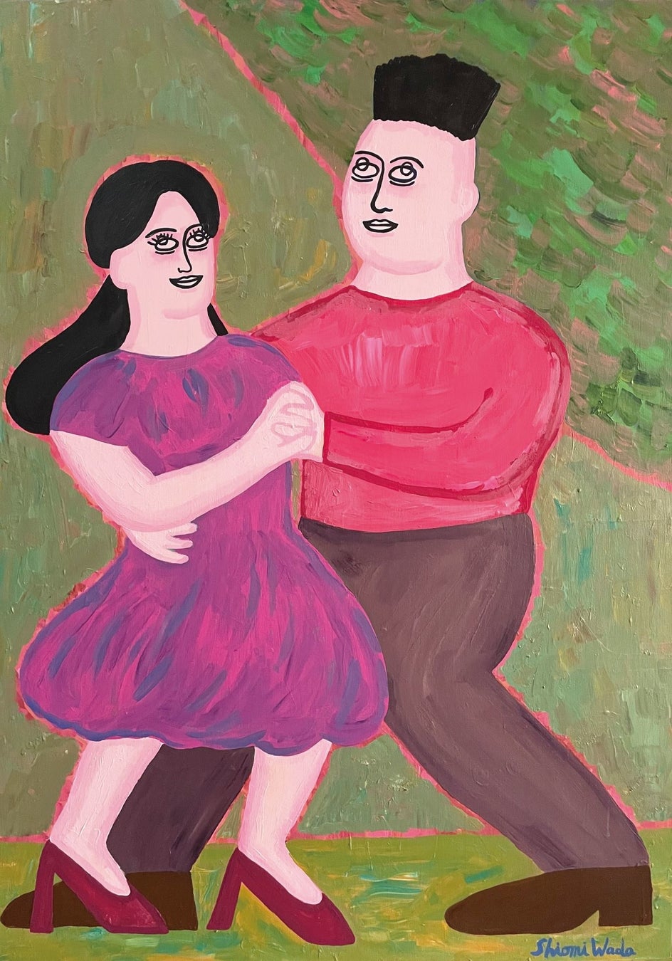 Shiomi Wada《踊る男と女 (Man and woman dancing)》(2022)/出品作品