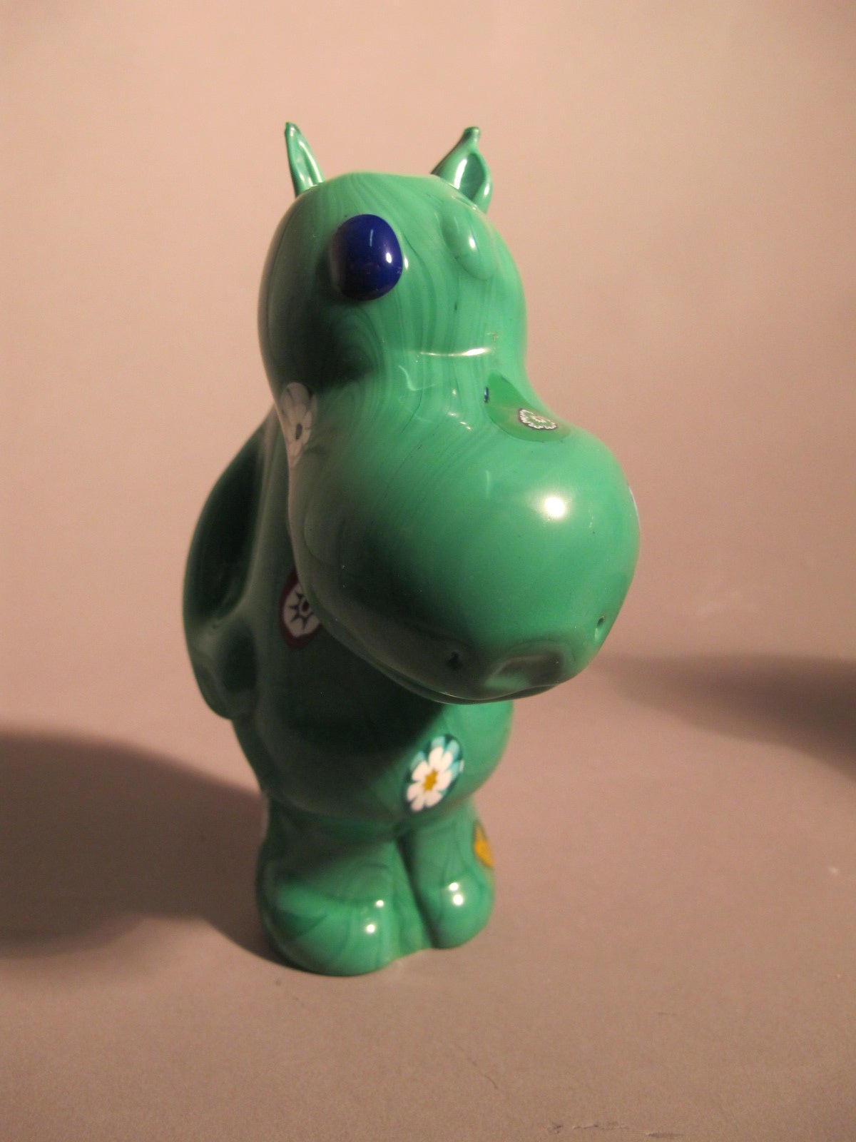 Sea and Pus (Green Moomin／Murano) 2015 ヴェネチアングラス 14x8x8cm