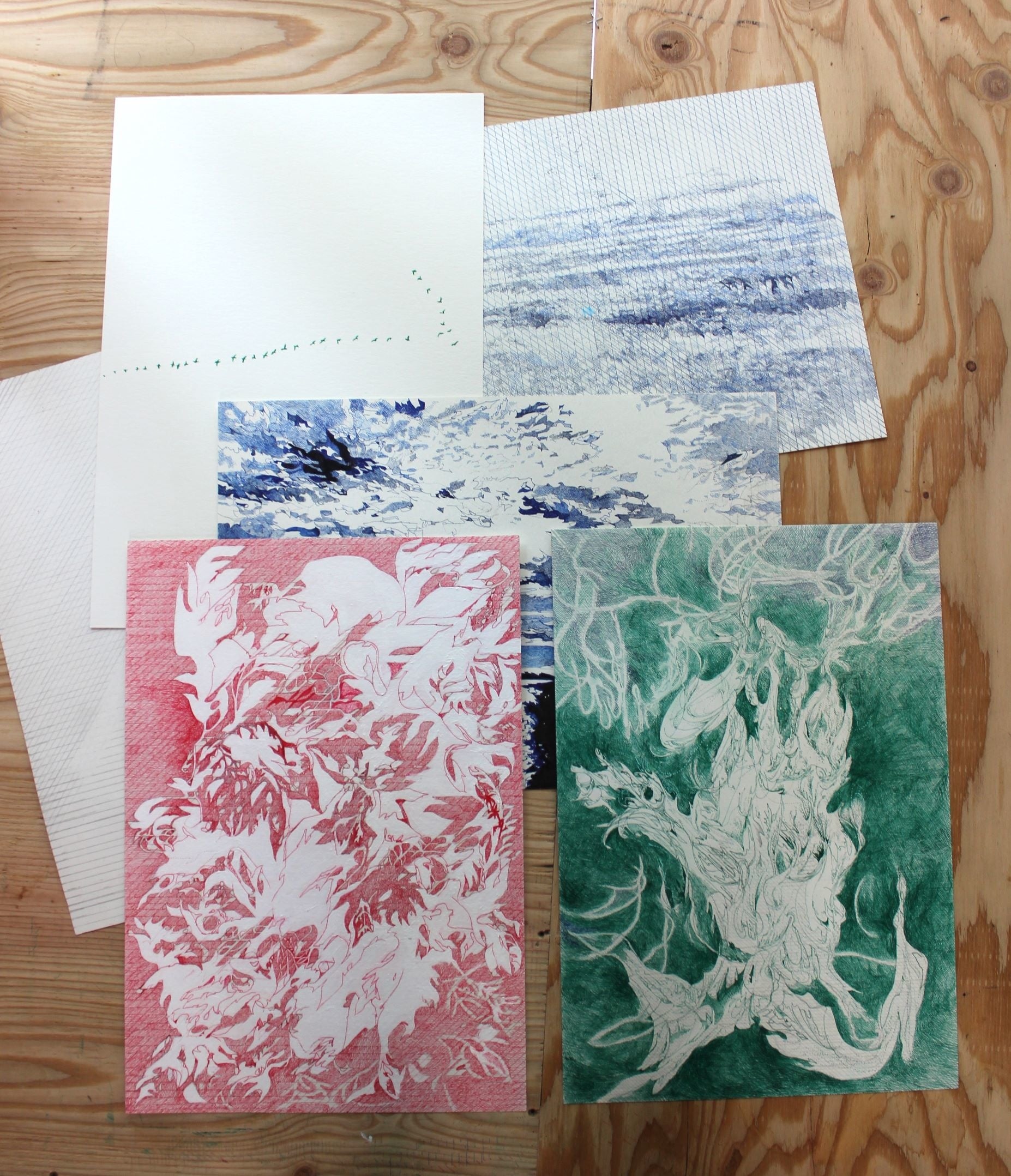 シルクスクリーン作品の原画