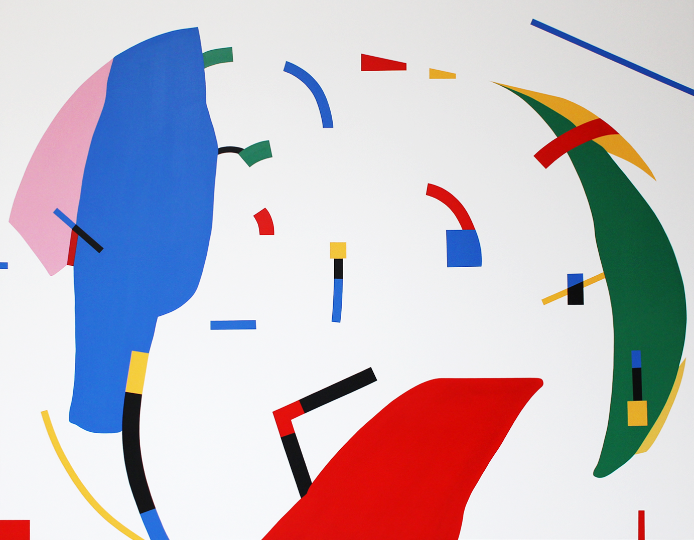 《モノミユサン - the intangible landscape -  01》2022、キャンバスにアクリル、1000×803mm