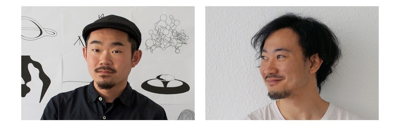 鈴木ヒラク（左)、中原一樹（右）