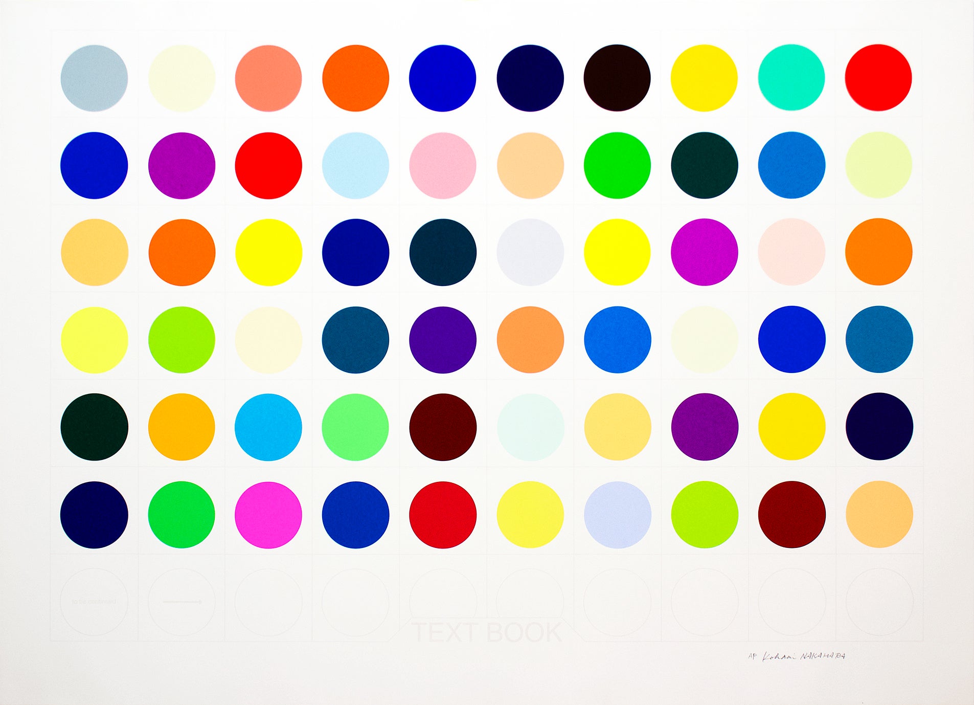 中原浩大 Text Book” silkscreen on paper, 78 x 108 cm, ed.30, 1995, courtesy of Gallery Nomart