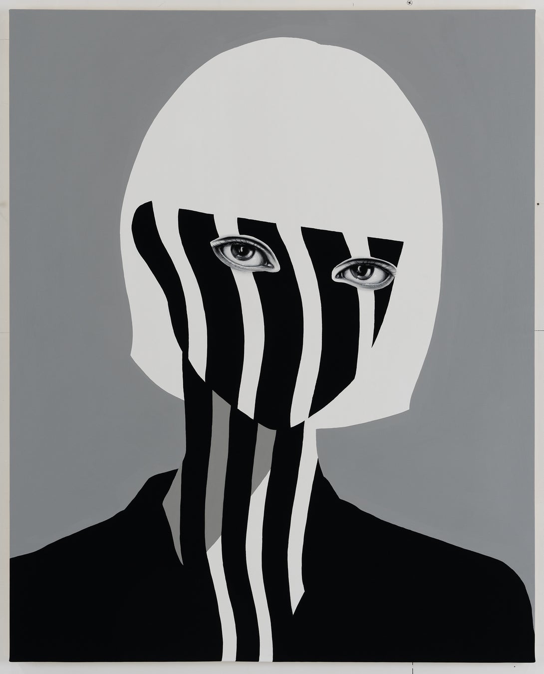 《Portrait of dazzle #158》2022年制作、F40(1000×803) /Acrylic on Canvas
