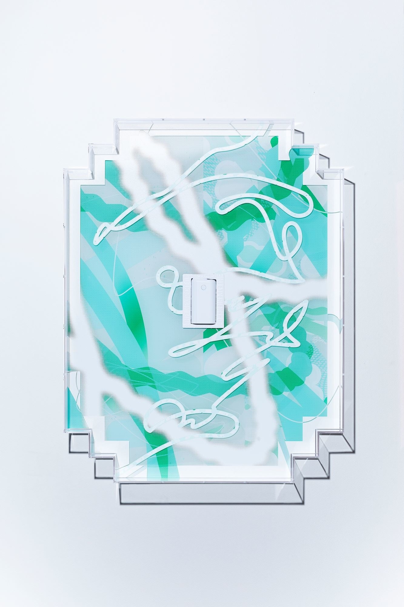 《Sympathetic nerve & Parasympathetic nerve》「PROJECT  glo CREATES」2022　UVプリント、アクリル額装　※参考作品