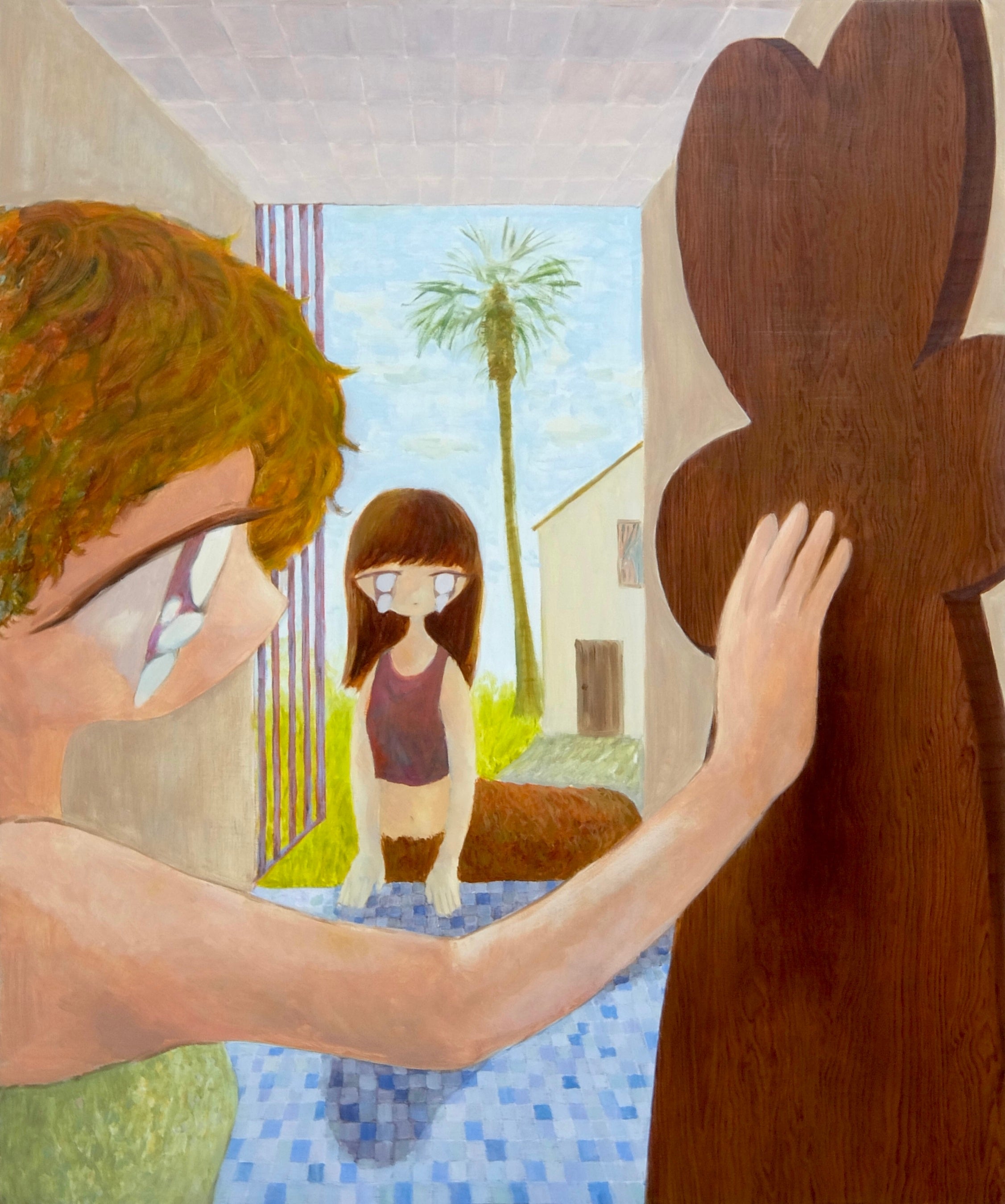 「your heartbeat」850mm×710mm キャンバスに油彩,2022