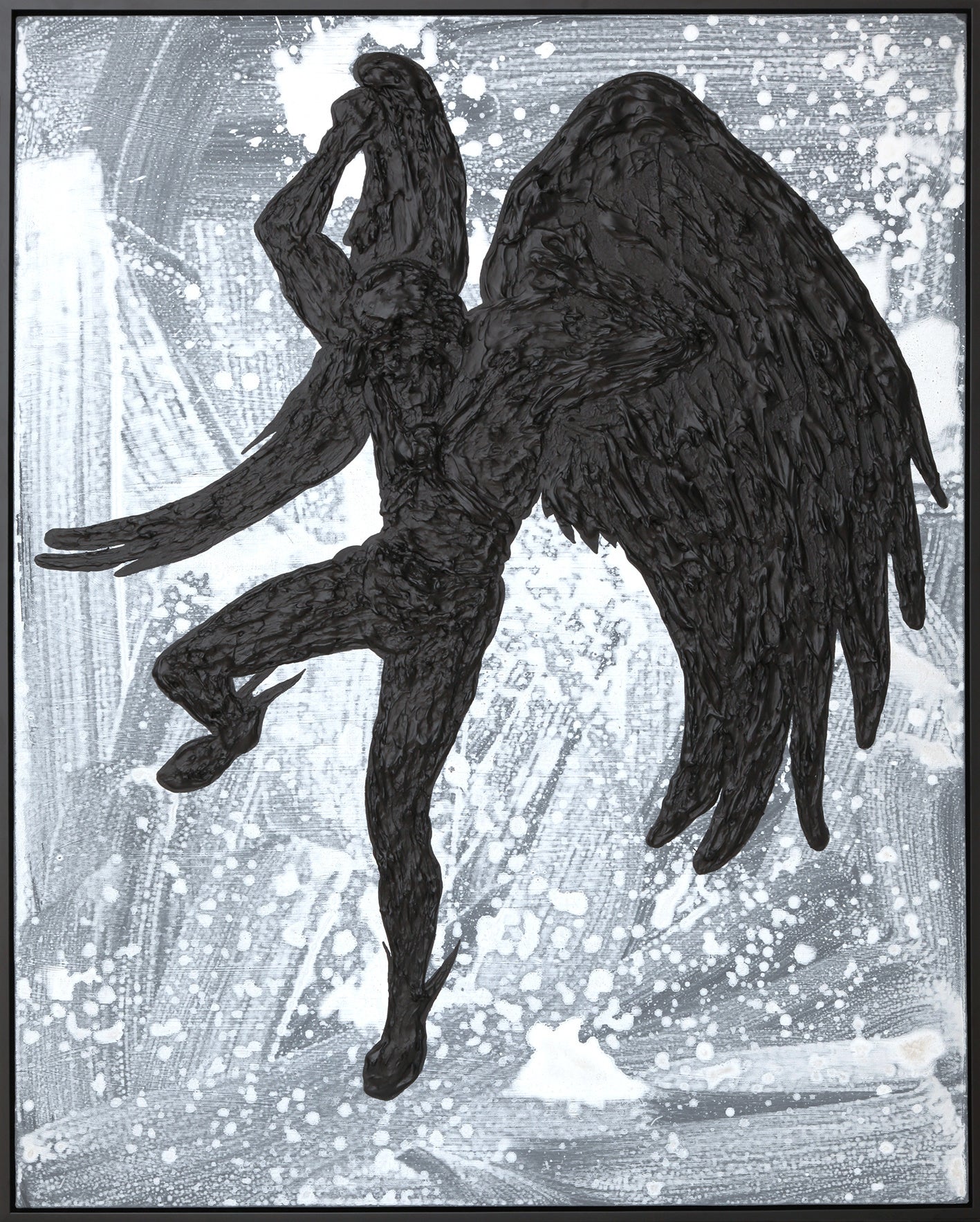 《HOWKMAN》（2022）　910×730mm　キャンバスにアクリル（参考作品）