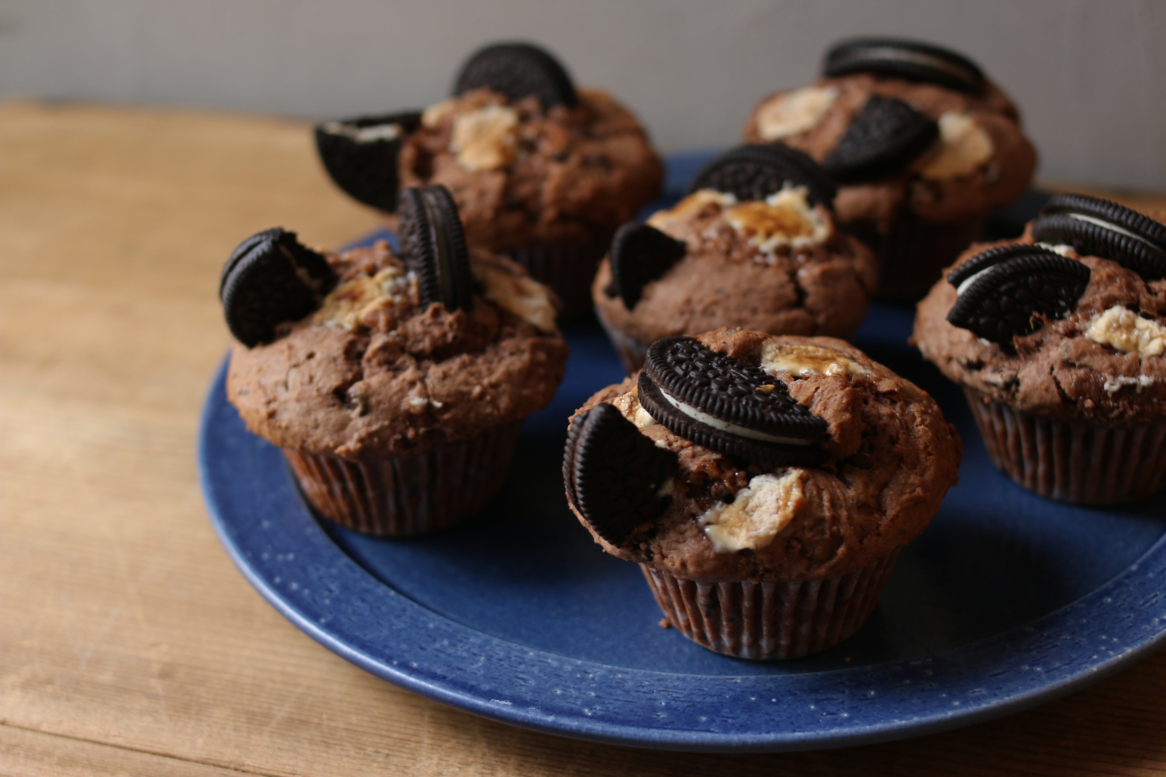 オレオとマシュマロのマフィン_460