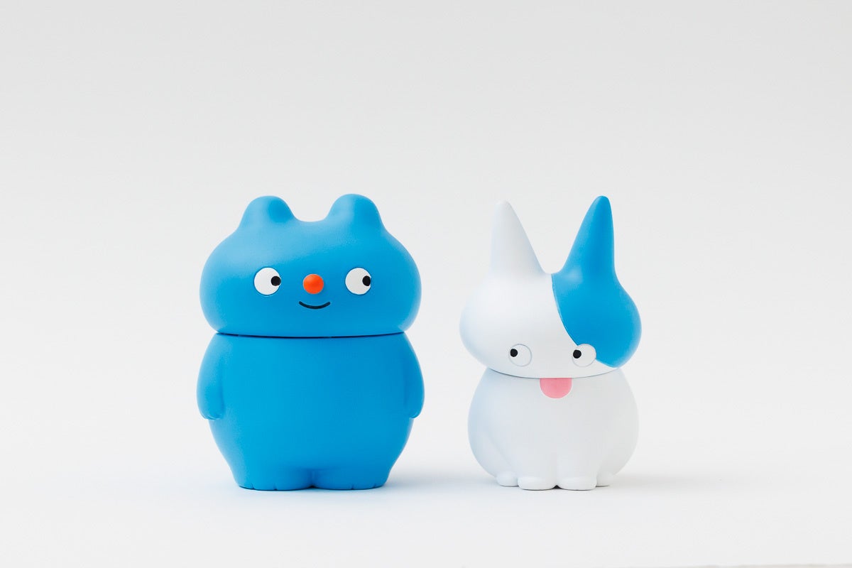 【ヒダカナオト】ソフビ ムウとシュウ２点セット（銀座 蔦屋書店限定カラー） ヒダカナオト】ソフビ ムウとシュウ2点セット（銀座 蔦屋書店