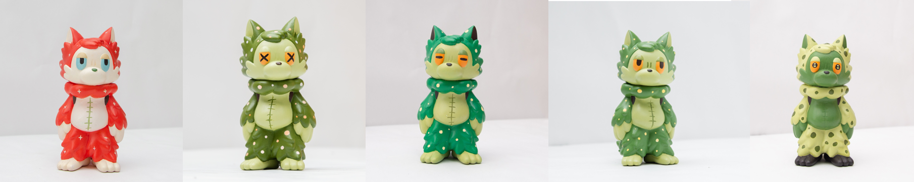 カスタムソフビ5種