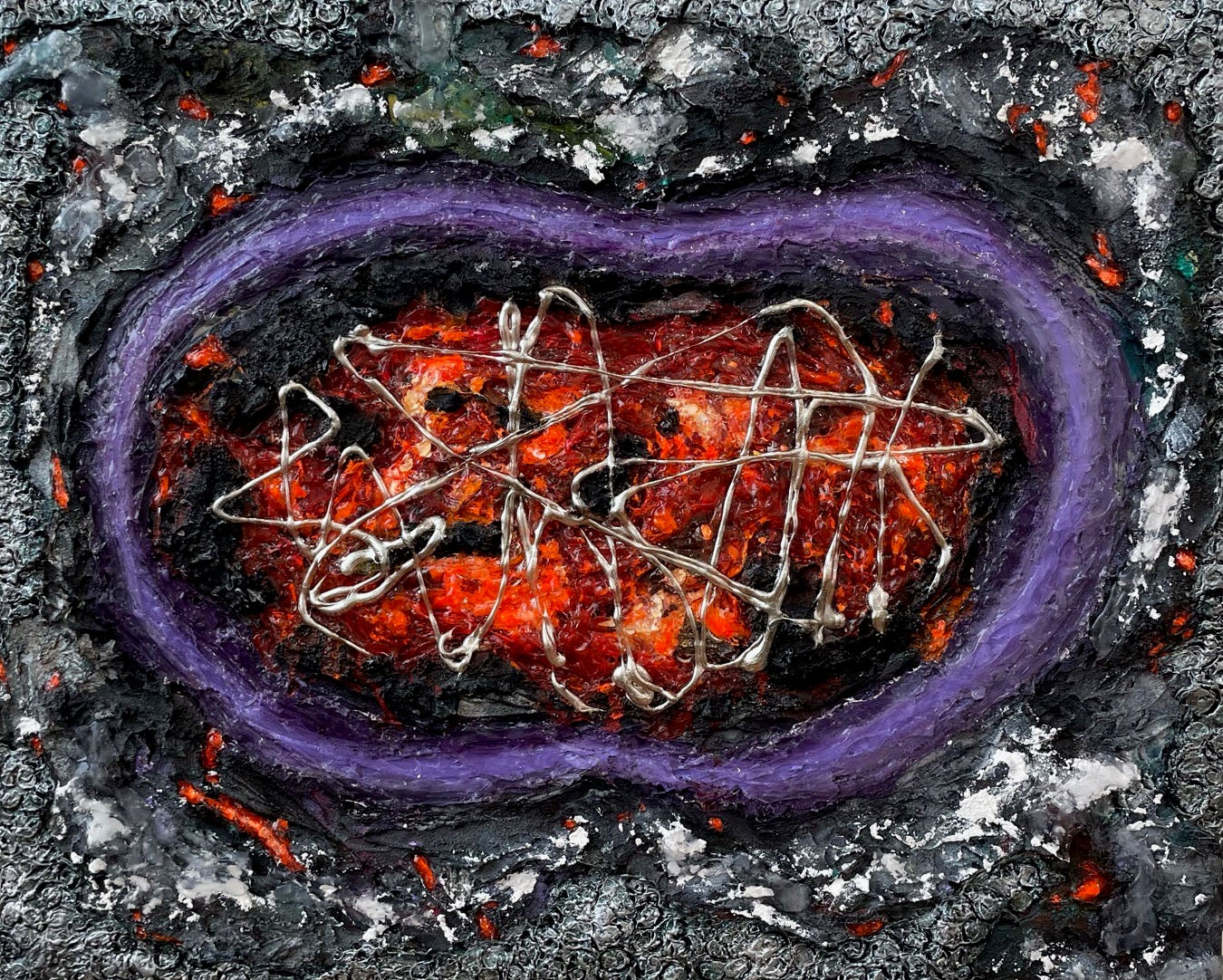 STELLA  910×727mm パネル、キャンバス、アクリル 2022