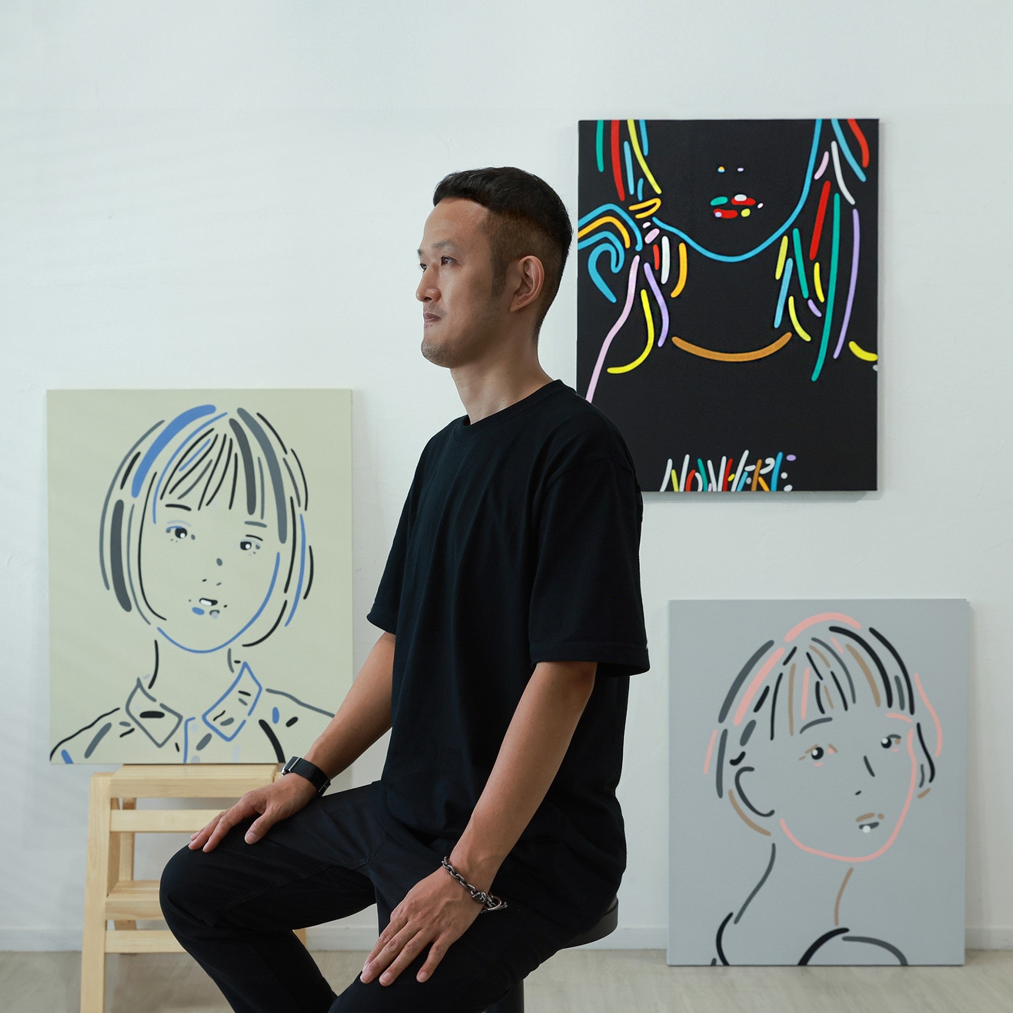 銀座 蔦屋書店】書道による「線」と「色」が織りなす今を生きる女性と