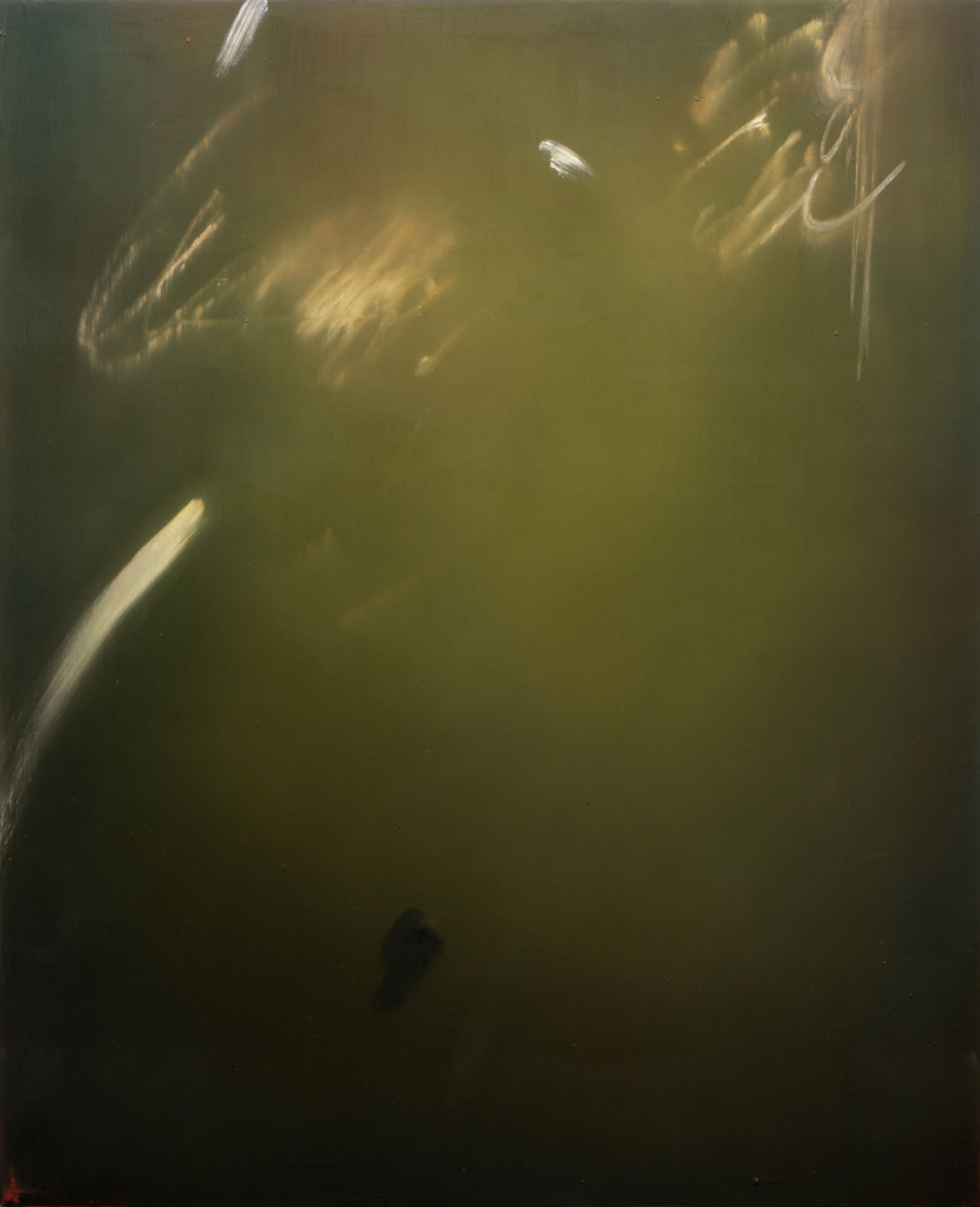 Still, 652×530mm, 木製パネルにキャンバス、膠、石膏、油彩, 2022