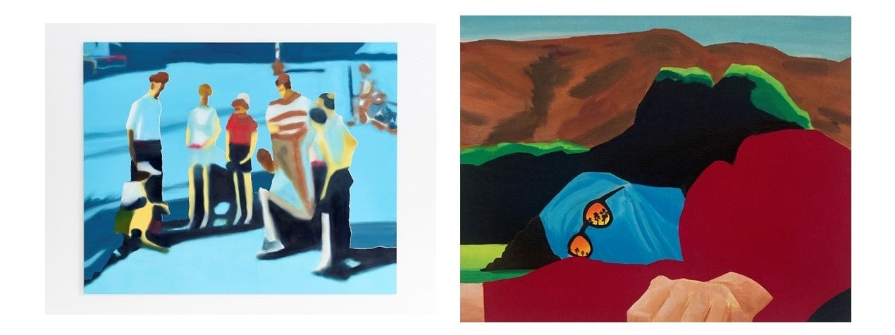 ▲加藤崇亮「EXT.PARK」、SUGI「S.W.A.K Land」　※こちらは作家の参考画像であり、出展は別の作品となります。