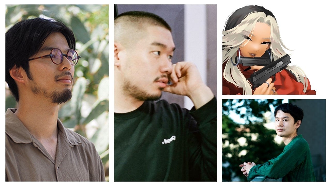 左：小泉立（建築家）中：DJ POIPOI（DJ）、右上：Hibi Bliss（DJ）、右下：森純平（PARADISE AIR ／ YAU）撮影：加藤甫