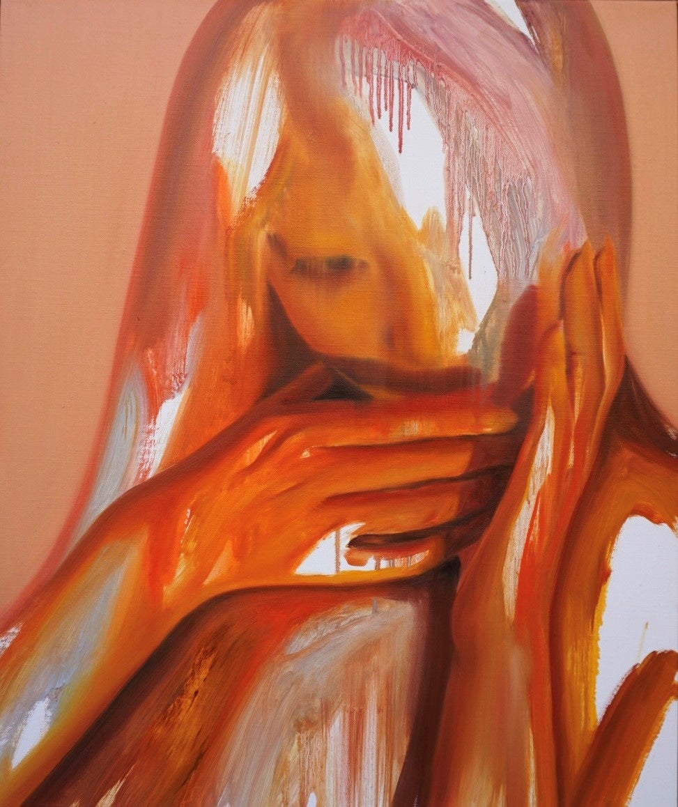 「corner」727×606mm oil on canvas 2023