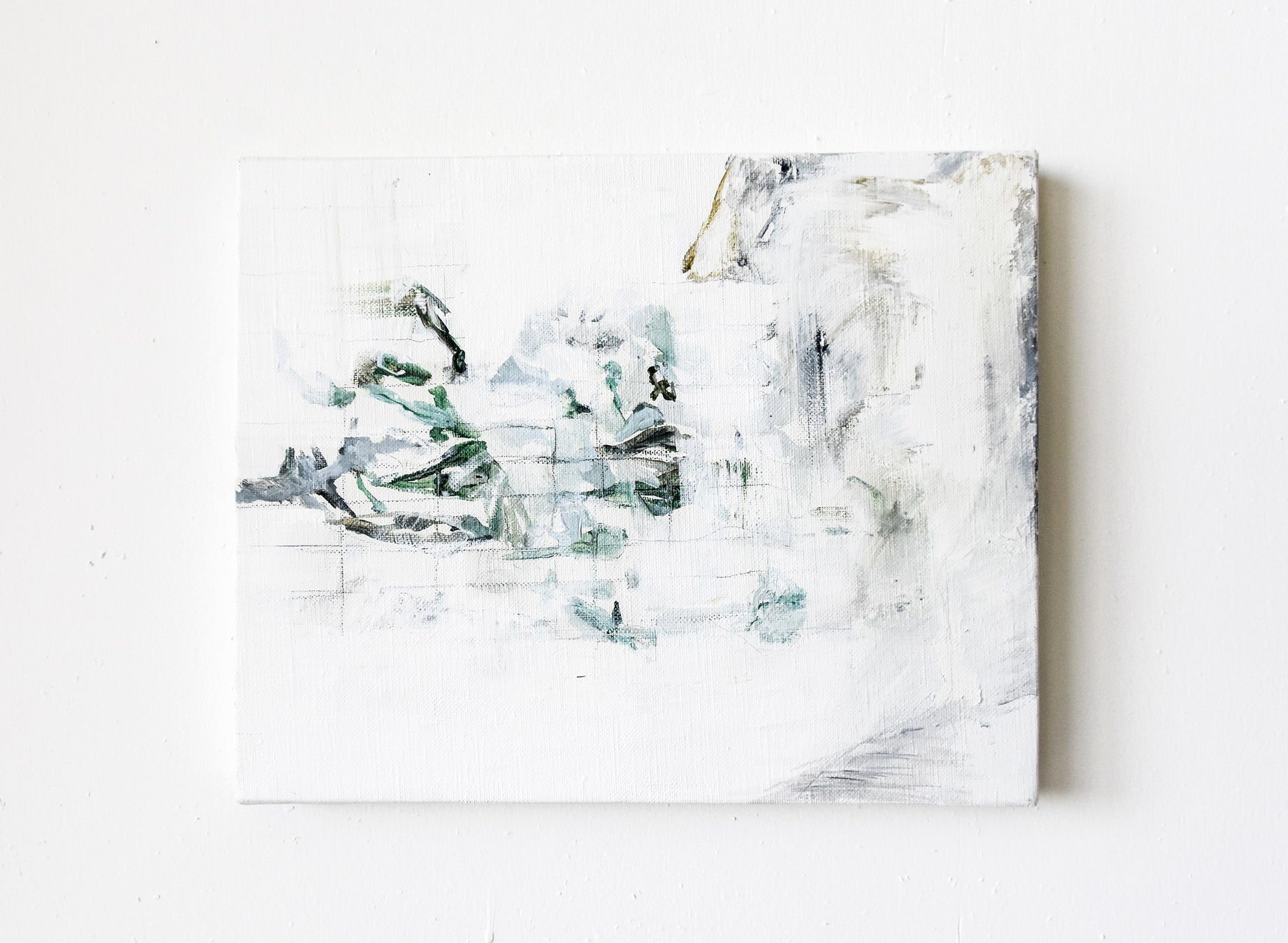 「家に帰りたい」キャンバスにペンキ、アクリル絵具、鉛筆、スプレー 220×2727×20㎜ 2023