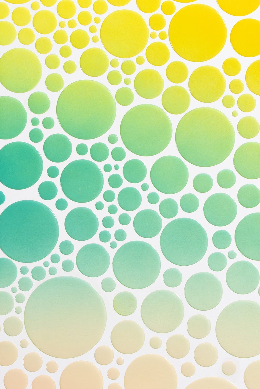 《Spectrum dot》(detail)2023,Acrylic,resin on canvas,1000×1000㎜ 撮影:麥生田兵吾
