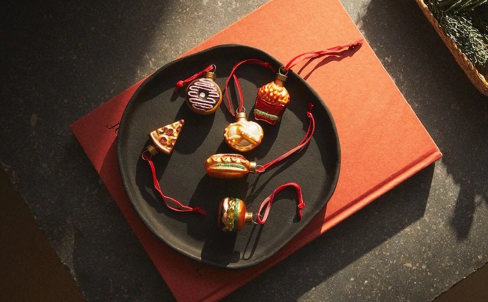 クリスマス ファーストフード オーナメントセット（X 6 セット）_¥3,990