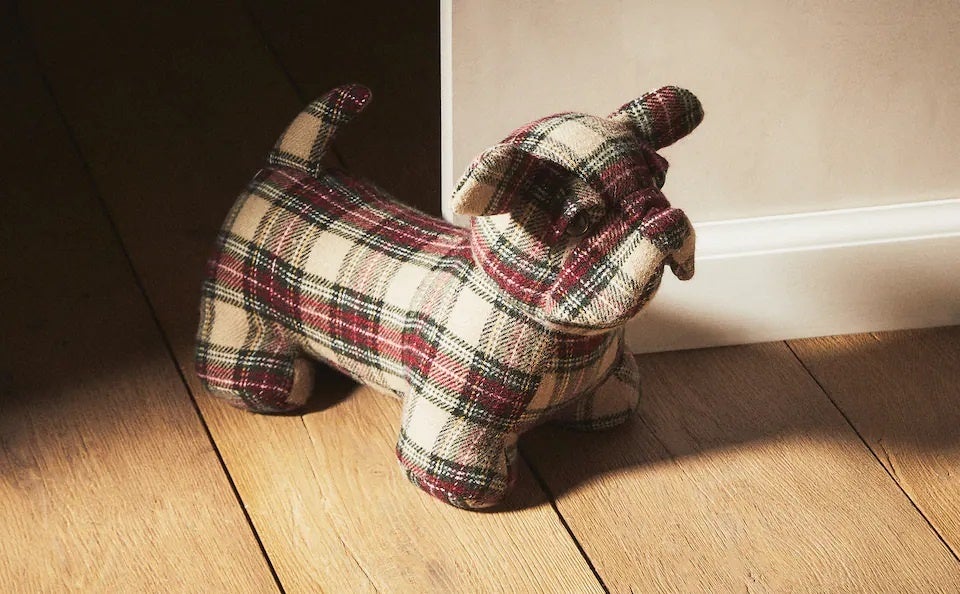 クリスマス ドッグ ドアストップ_¥6,590