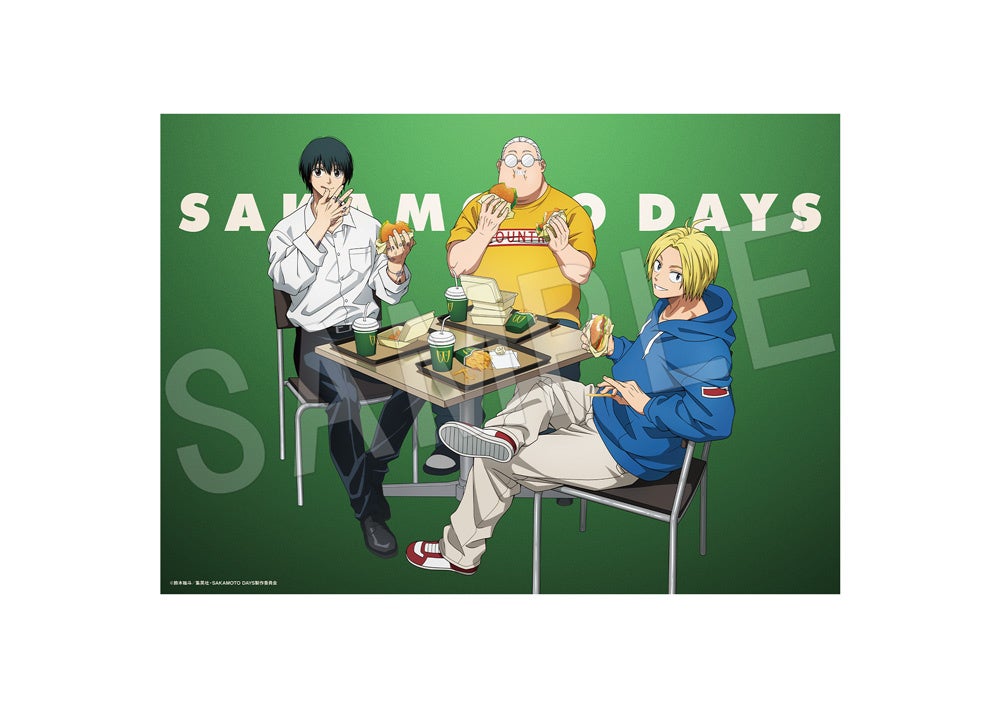 大佛　缶バッジ　ポラショット　特典　中外　カフェ　chugai サカデイ SAKAMOTO DAYS(サカモトデイズ)の『SAKAMOTO DAYS』缶バッジ4個