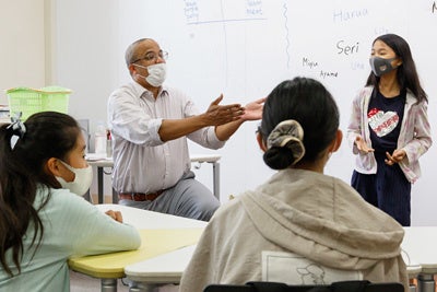 2021体験授業（Language）の様子