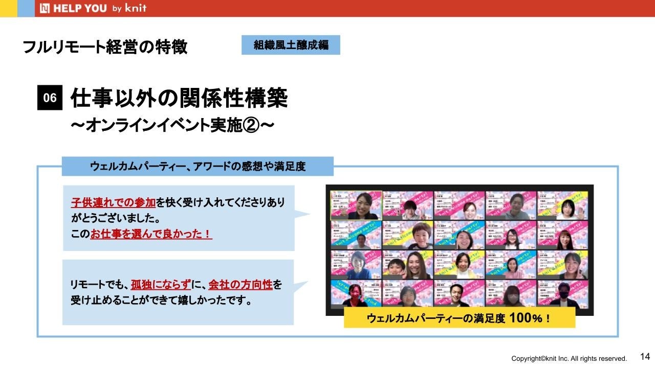 フルリモート経営の特徴