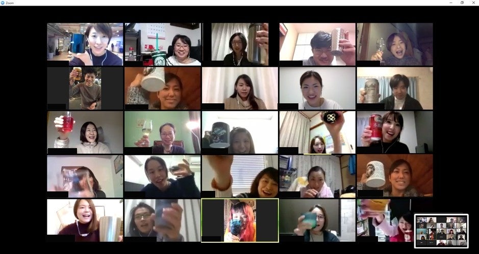 オンライン忘年会レポート