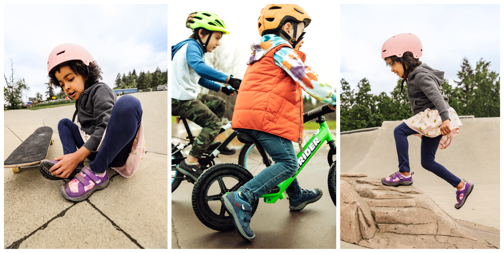 ストライダーやスケートボード、公園などソト遊びを、もっと安全に、もっと楽しく！