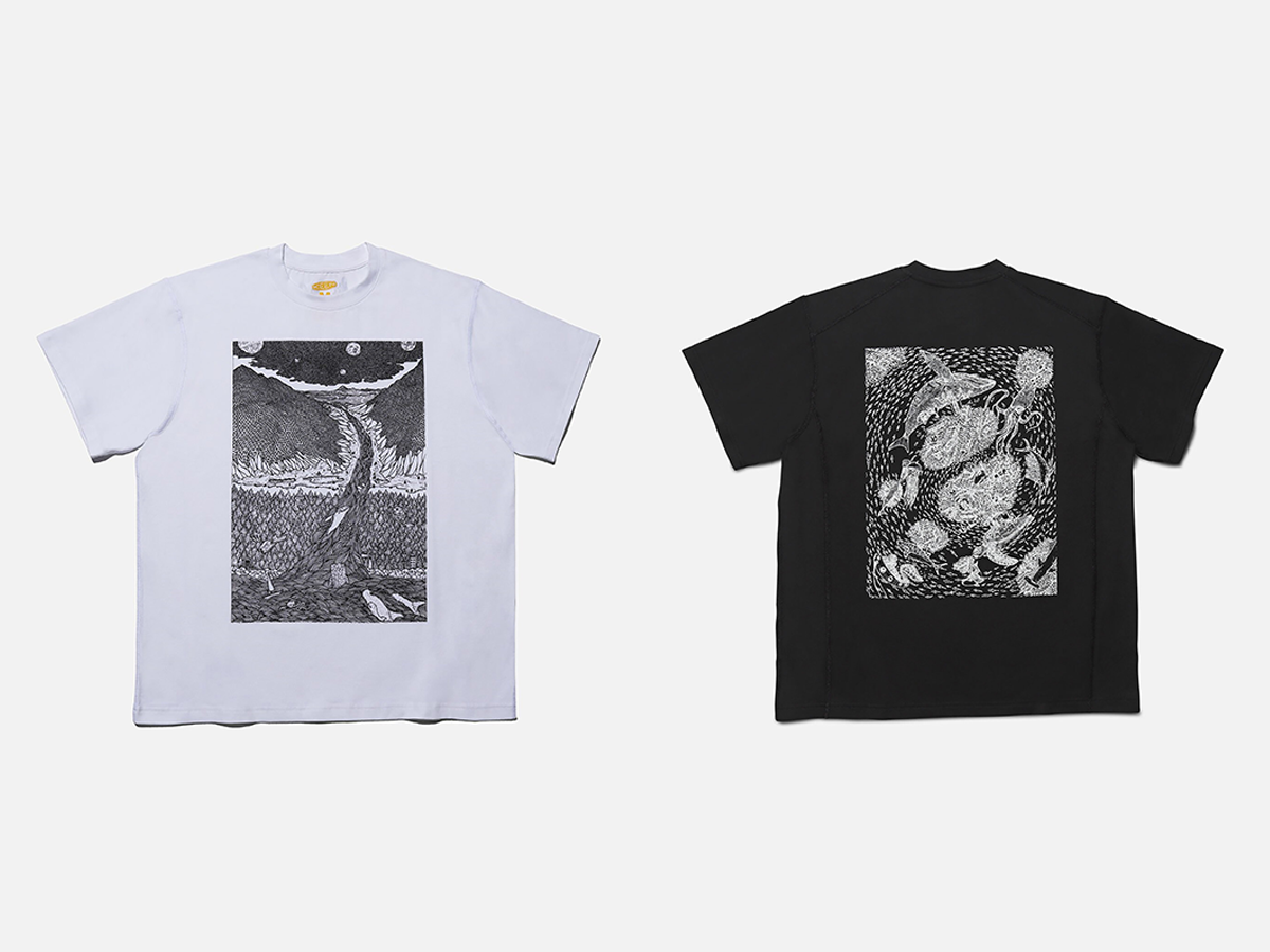 （左）HARVEST TECH TEE OCEAN ¥6,050（右）HARVEST TECH TEE OCEAN ¥6,050